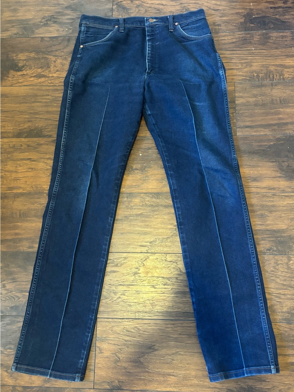 Wrangler Cowboy Cut Active Flex Original Fit Jeans Dark Wash 35x36